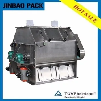 Paddle type feed mixer