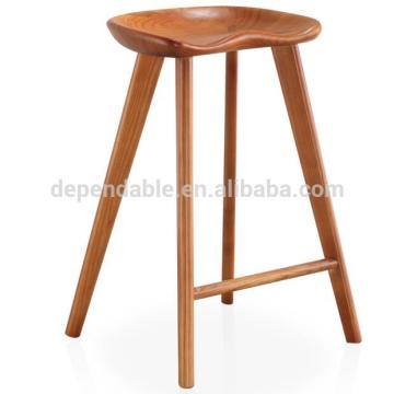 114-2 high quality wooden bar stool chair