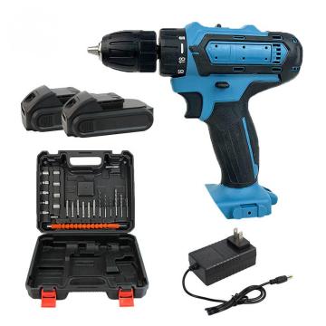 Handheld Mini 18V Cordless Impact Wrench Tool Set with 2 Batteries and Charger