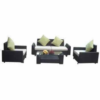 Outdoor Wicker/Rattan Furniture/Sofa Set, Customized Designs are Accepted