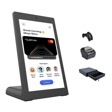 NFC Enabled Android Tablet for Restaurant Orders with Printer and Touchscreen