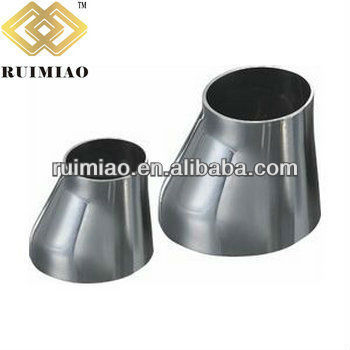 Sanitary stainless steel pipe fitting eccentric reducer