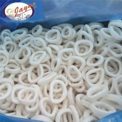 Tasty Frozen Pacific Squid Rings Dia3-7cm