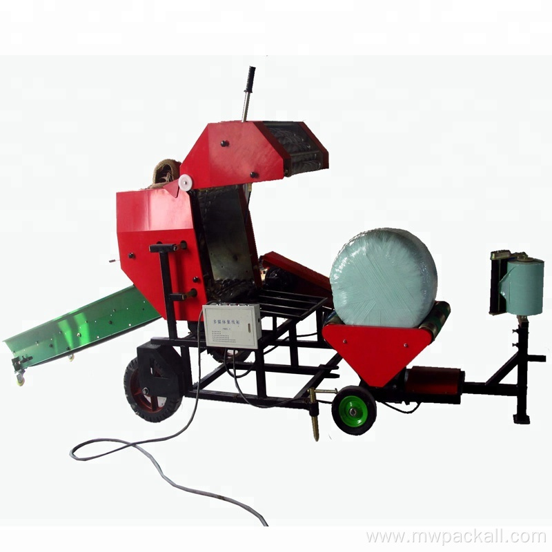 Pine straw stationary hay baler for sale