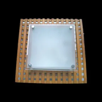 Cheap Wooden glass wall light