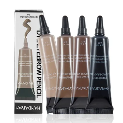 6 Colors Eyebrow Cream Gel Enhancers: Vegan, Waterproof, and Makeup-Friendly Cosmetics