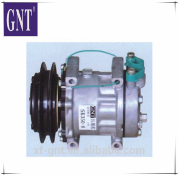 genuine and China Made excavator SK350-8 air conditioner compressor R134a 7H13