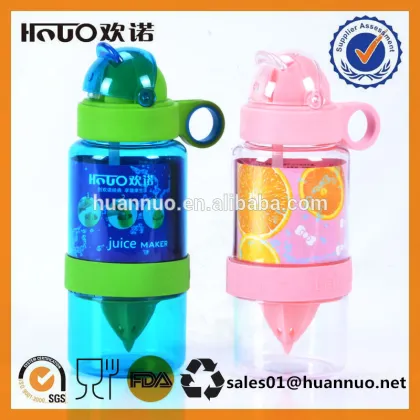 BPA free food grade clear plastic lemon bottle / fresh lemon water bottle / hotsale lemon juice bottle