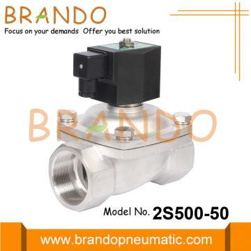 2'' Electric Stainless Steel Solenoid Valve Water 24V