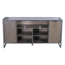 Wooden Shoe Rack With Doors