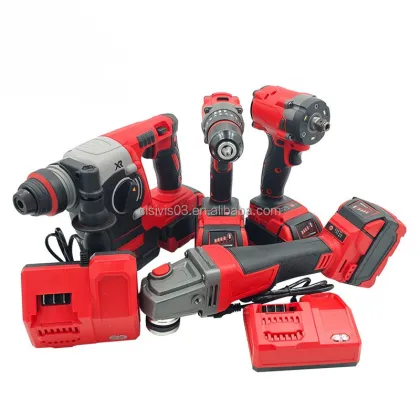 Milwaukee 4-Piece 18V Battery-Powered Tool Combo Kit