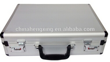 HX-BL61 Silver White Aluminium Alloy Portable Shockproof Equipment Box