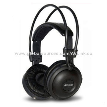 In-car Infrared Wireless Headphones with Adjustable Headband and Comfortable Wearing Ear Pad