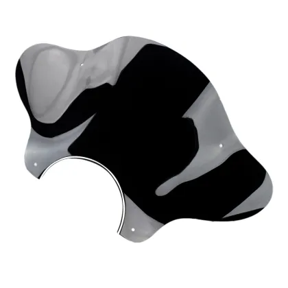 Modified Universal Windscreen for Cruiser Motorcycles with Mounting Kit