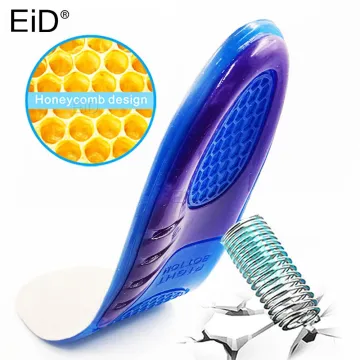 Silicone Insoles for Plantar Fasciitis Massaging Shoe Inserts Orthotic Insole for Shoes Shock-Absorption Feet Cushion man women