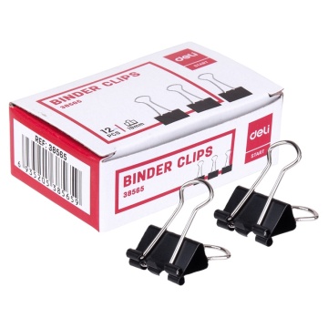 Portable y duradera carpeta de metal - Deli E38565 Papelería