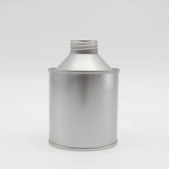 Empty Metal Cans Round
