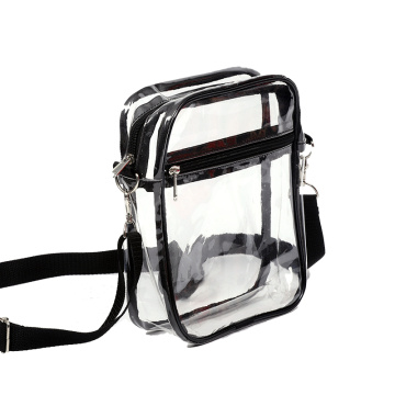 PVC Ambientalmente PVC Bolso de hombro de moda transparente