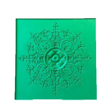 European Style Plaster Mold for Self-Built Houses: Lamp Plates for Living Room, Bedroom, Dining Room
