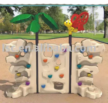 outdoor plastic climbing wall
