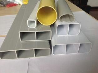 circle / sqaure Customized color PVC shaped tube pipe of re