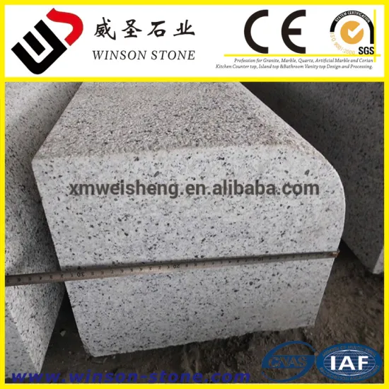 hot sale natural stone g341granite curbstones
