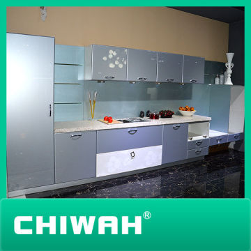 Cheap high-quality customized kitchen cabinets pvc door