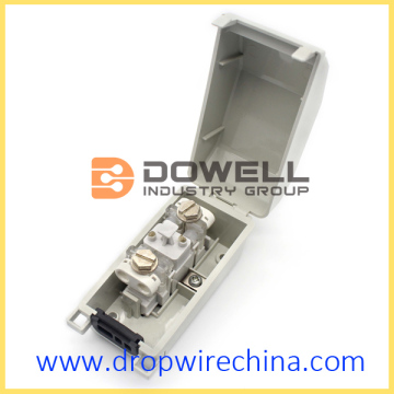 1 pair Terminal box with drop wire module