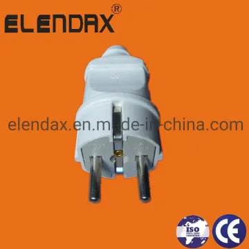 2-х круглый штекер с заземлением (P8051)