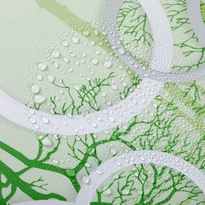 Green Flower PVC Wallpaper Stickers 45x200cm - Wallpapers and Wall Coatings