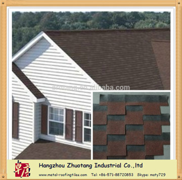 Red regular Shape Asphalt Shingles