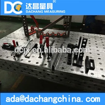 3D cast iron welding table /cast iron welding plate