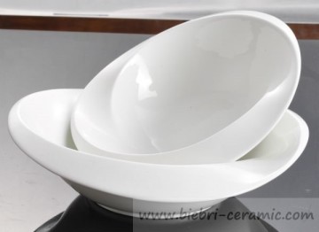 ceramic porcelain bone china crockery graceful elegant luxuary irregular bowl
