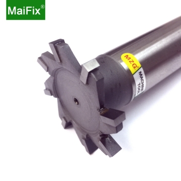 Maifix 16mm 30mm Straight Tooth Welding Edge Cutting Slot Cutter Tungsten Steel T-Slot Milling Cutter