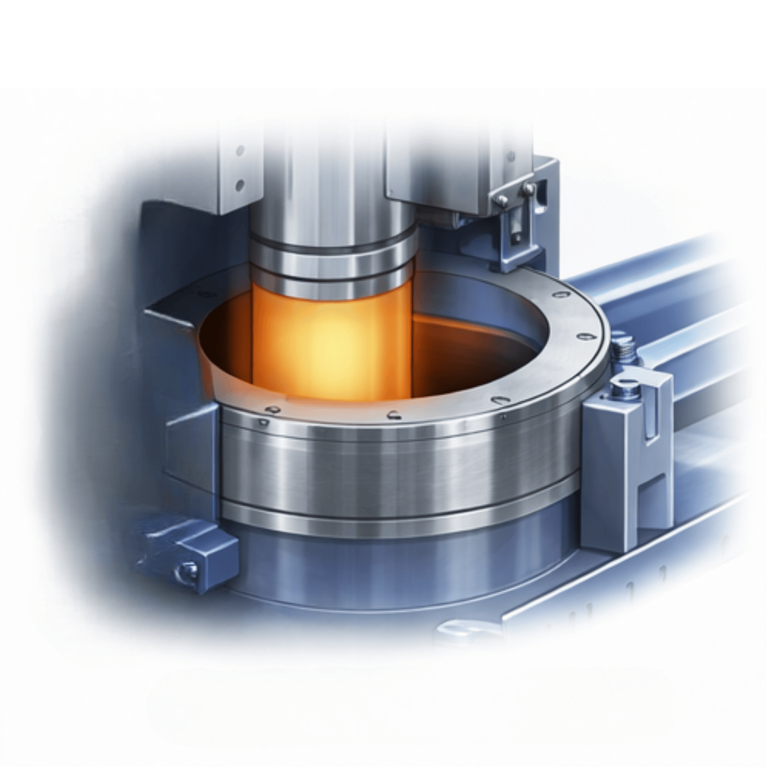 Container Base forging for Extrusion Equipment Forgings