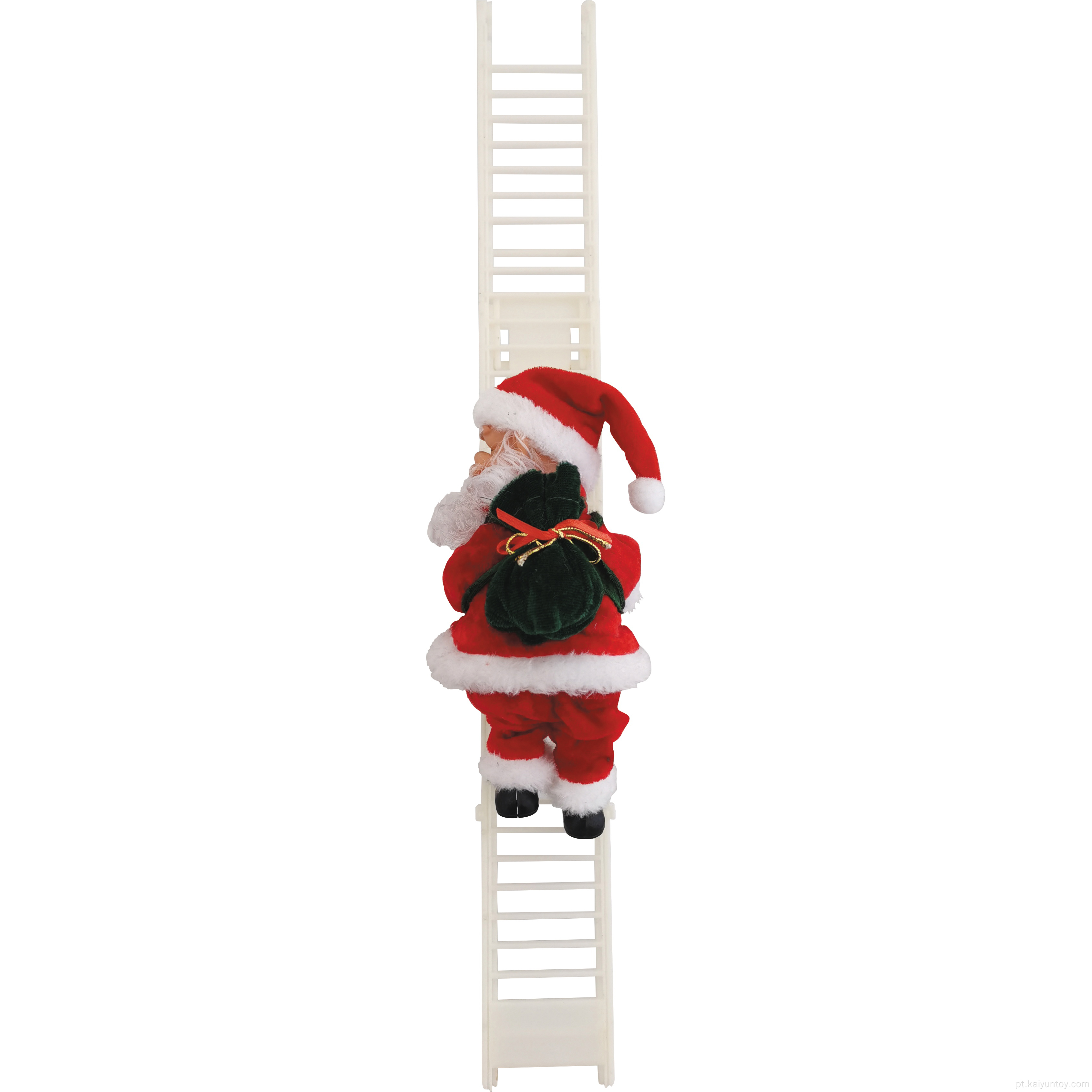 15cm escalada escada Papai Noel Bateria Operada