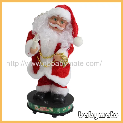 Standing On Stage Santa Claus 