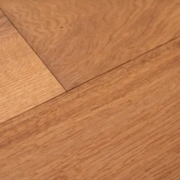 Engineered smoked oak parquet flooring
