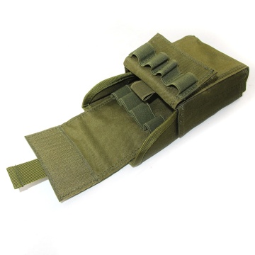 Tactical MOLLE Nylon Magazine Pouch for 25 Round 12GA - Shooting & Hunting Accessory