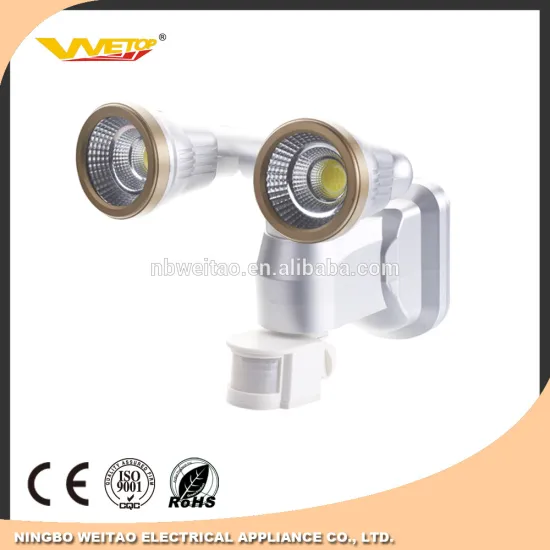 2*7W cob garden light ball outdoor sensor day night light switch