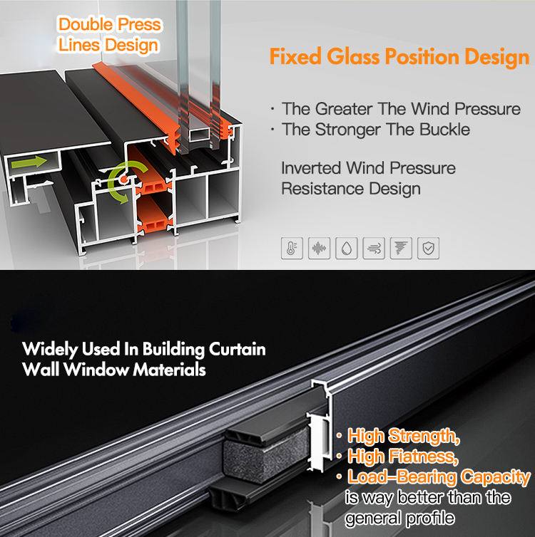 Thermal Break Aluminum Casement Windows