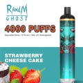 オリジナルのRandm Ghost 4000 Puffs使い捨て蒸気