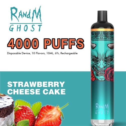 Authentic 4000 puffs RandM Ghost Disposable vape Cigarette