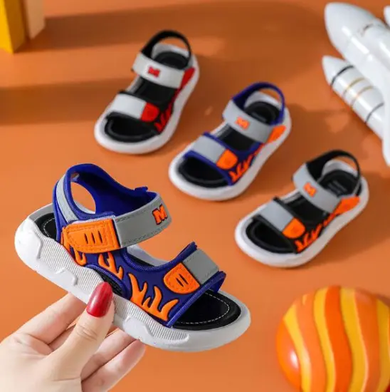 New Trending Summer Baby Sandals: Rubber Sole, Non-slip, and Wear-resistant Children's Shoes