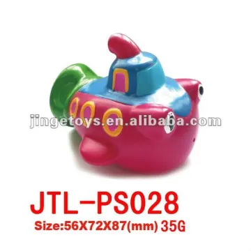rubber sailing squirt fish toy