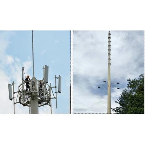 36M Powder Coated Spray Telecom Communication Pole