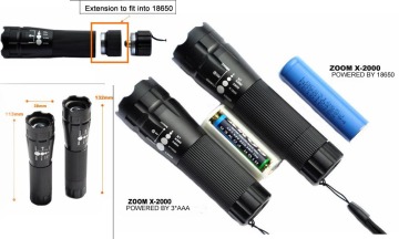 Rechargeale Bike Flashlight with Bike Mount