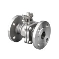 Válvula de bola de 3pc de 3pc de plataforma de acero inoxidable