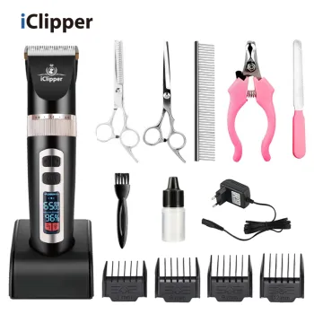 Iclipper P9 LED Rechargeable Ceramic Blade Pet Clipper