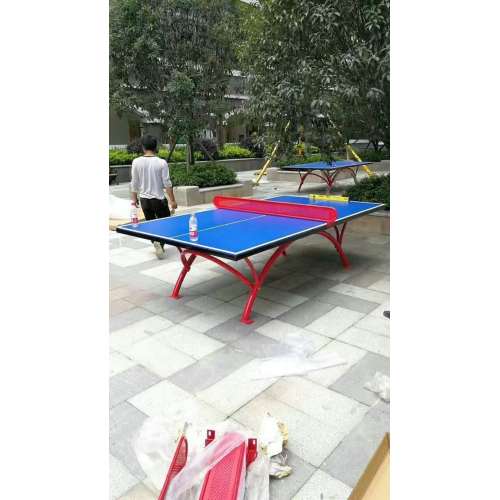 Affordable Blue Folding Ping Pong Table